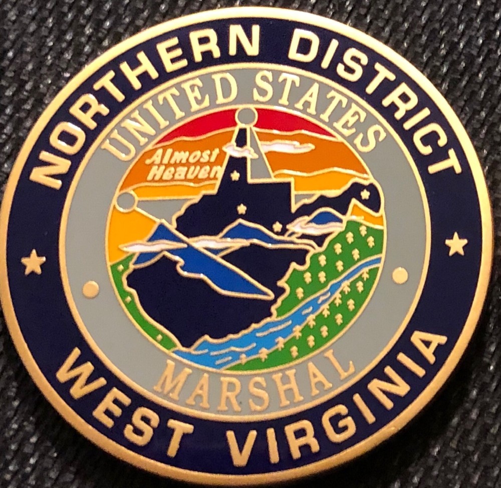 US Marshals Service FirstGEN NDofWV Cranky Hillbilly GOLD version challenge coin