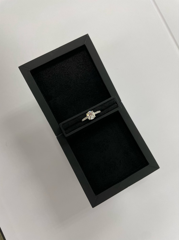 Slim Hidden Proposal Engagement Ring Box - Luxurious