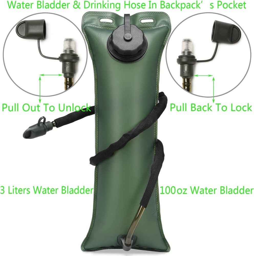 NEW Camelback (NOT CamelBak) Hydration System Bladder 3L/ 100 oz Army Green
