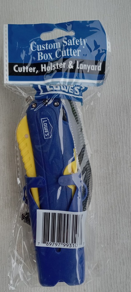 Box Cutter, Holster And Lanyard