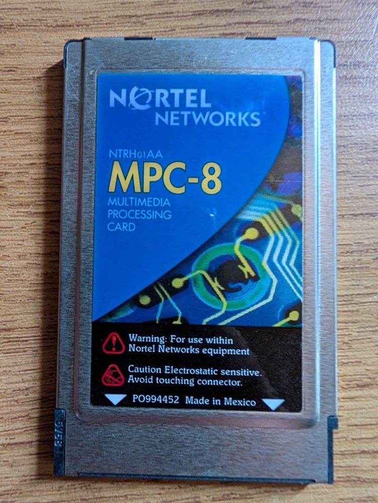Nortel MPC 8 Multimedia Processing Card   NTRH01AA