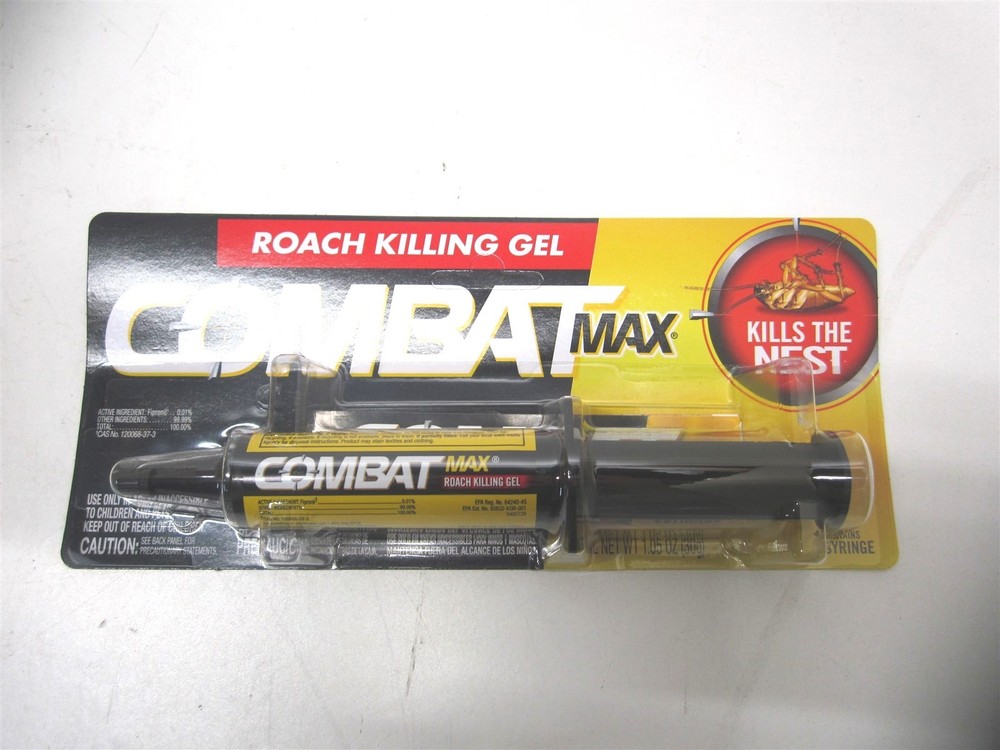 Combat 30g Source Kill Max Roach Killing Gel Bait Syringe - Case of 12