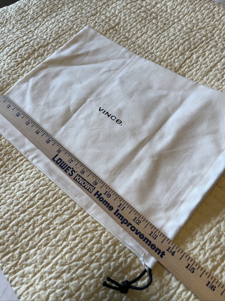 VINCE Shoe Storage Drawstring Dust Bag In Excellent Condition