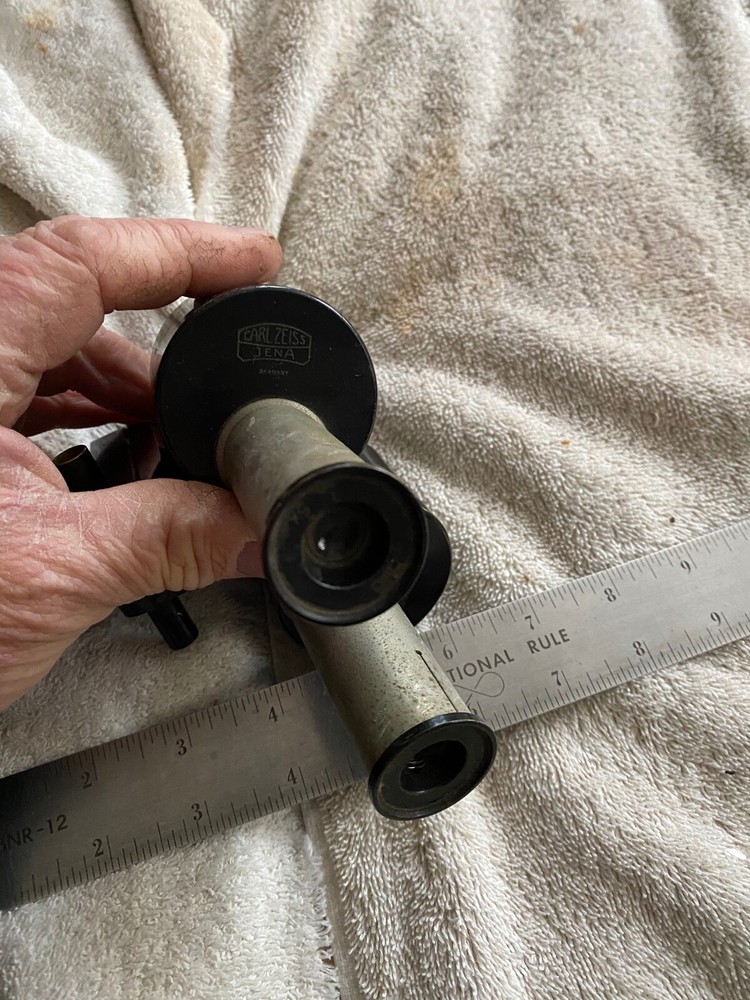 Vintage Carl Zeiss Jena Microscope Germany