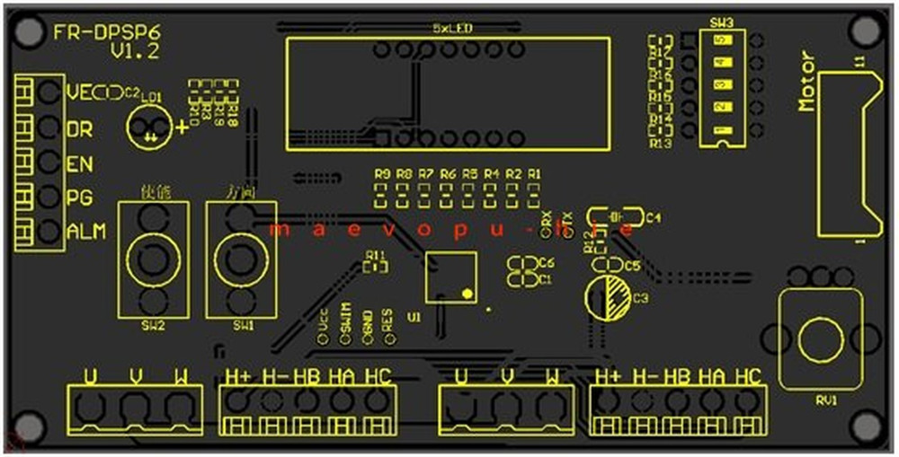 Ze Type FR-DPSP6 Speed Display Interface Board Supporting Ze Type Series