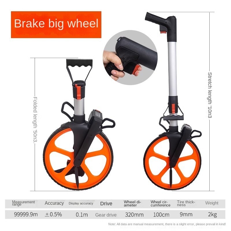 High Accuracy Range Wheel Measuring Roller Scale Roller Type Range Finder