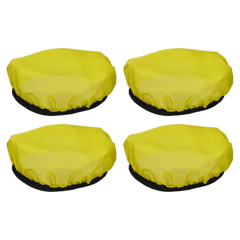 7" 18cm soft diffuser lamp cover, 4pcs fabric diffuser, yellow