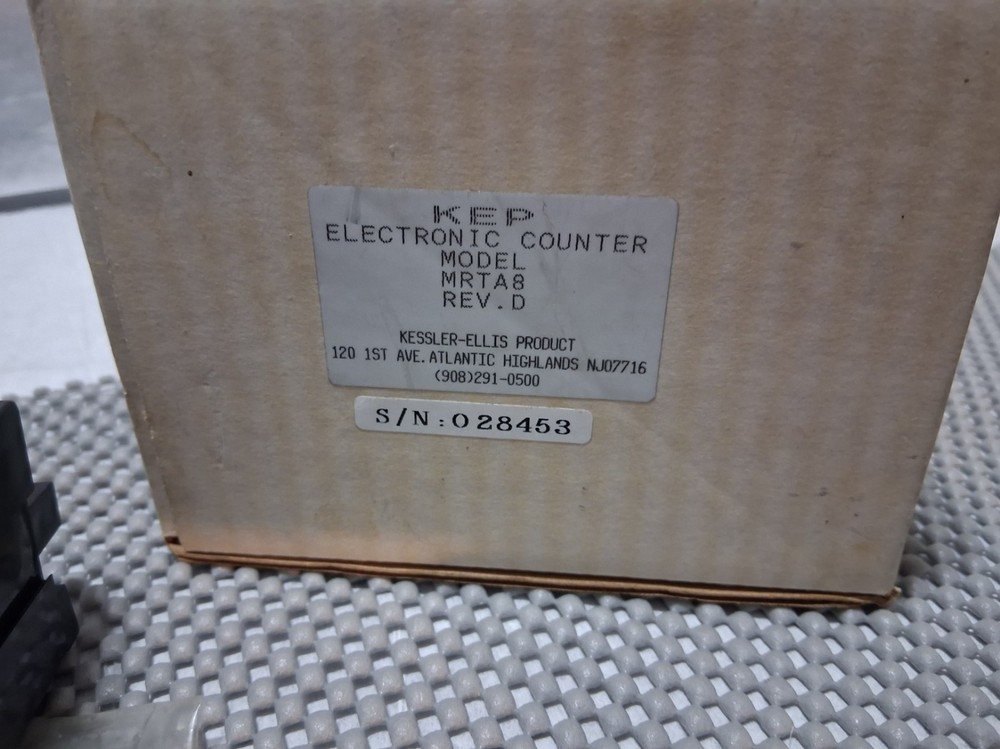 NOS Kessler-Ellis MRTA8 Electronic Digital Counter
