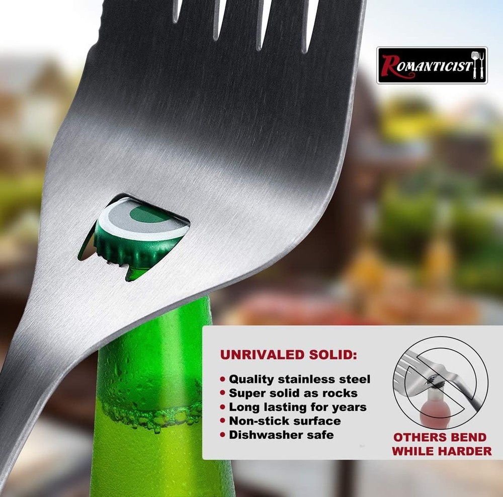 4pcs Heavy Duty Grill Accessories Top Chef Professional Grill Tool Set & Basic