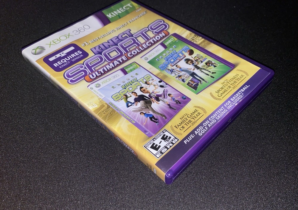 Official Microsoft Xbox 360 Kinect Motion Sensor Bar and Kinect Games