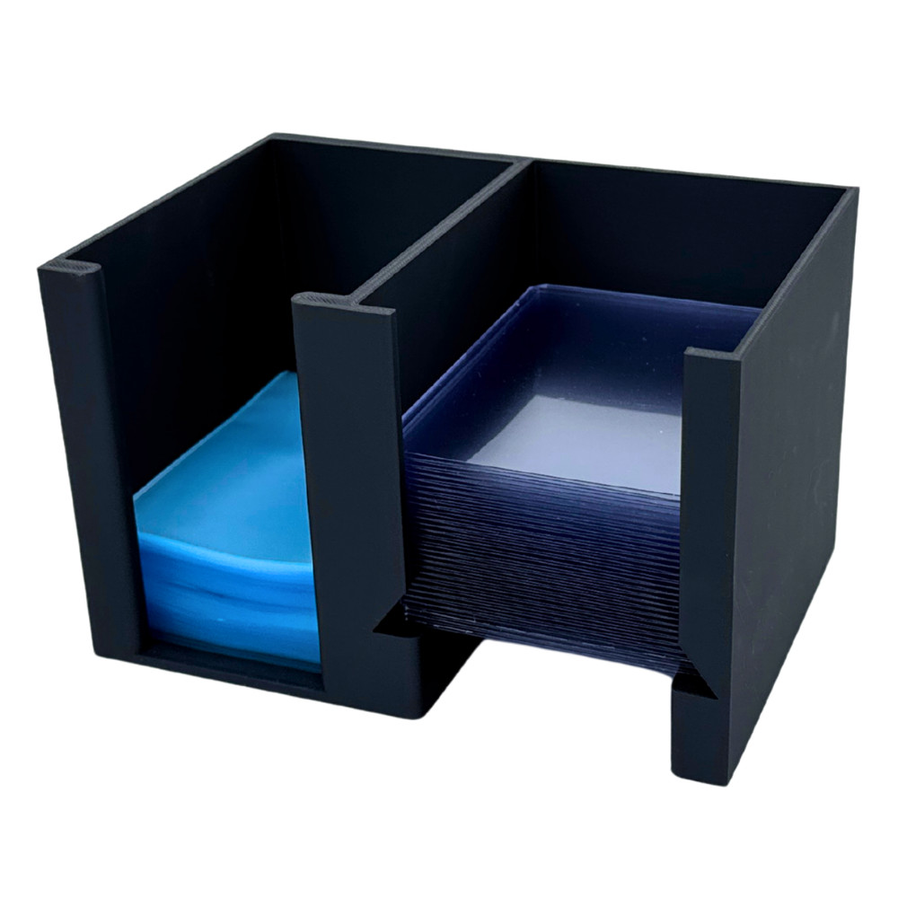 CardCare Lite, TCG Sleeve & Toploader Storage Caddy, Gravity Feed Dispenser Box