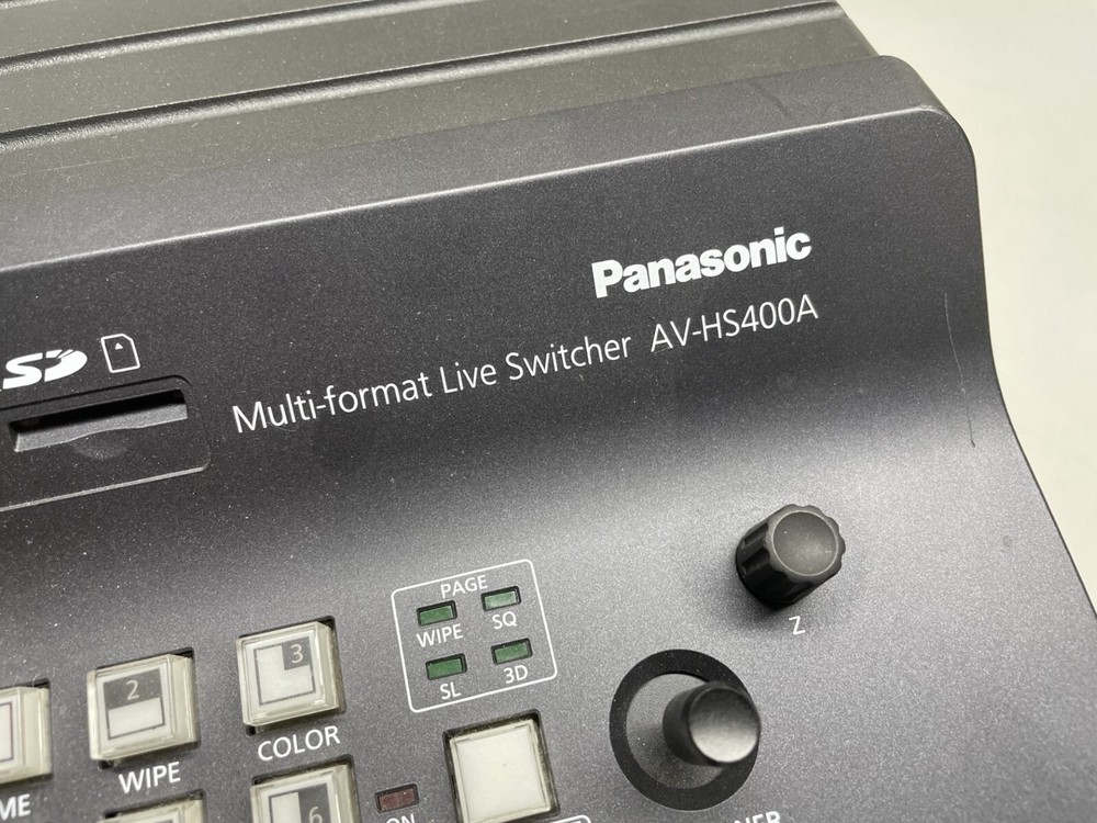 Panasonic AV-HS400AN Multi-Format Compact Live SD/HD-SDI Switcher & Extra Option