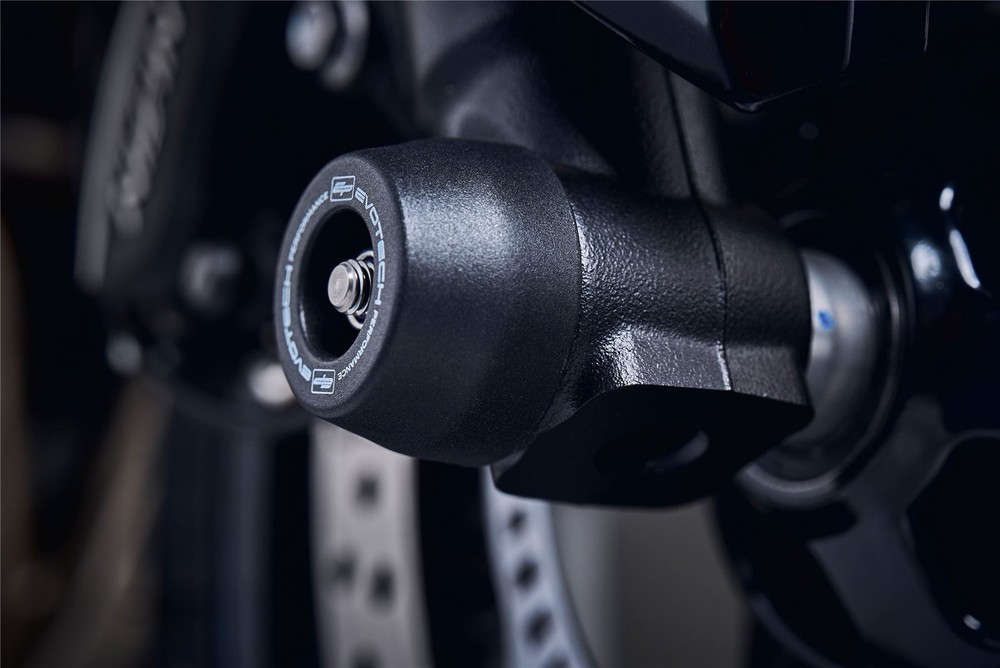 Evotech Front Spindle Bobbins - Triumph Trident 2021+