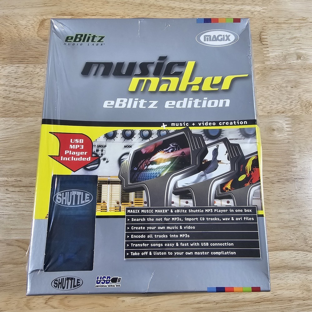 Magix Music Maker eBlitz Edition MP3 Player (DAMAGED BOX)