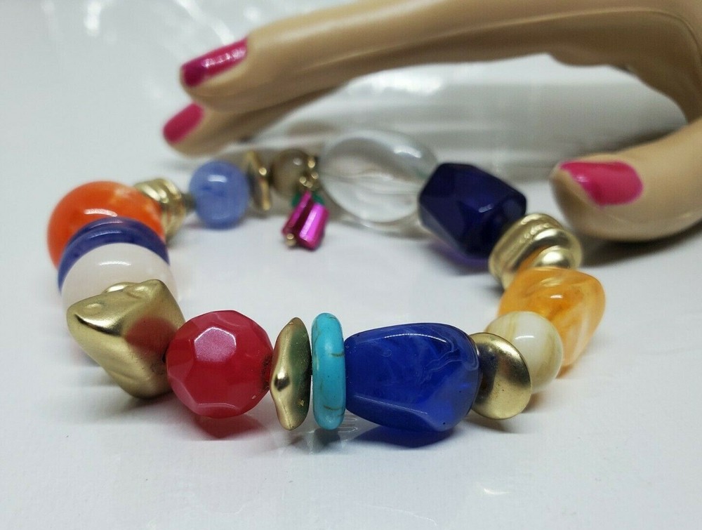 Colorful Multistone Stretch Bracelet