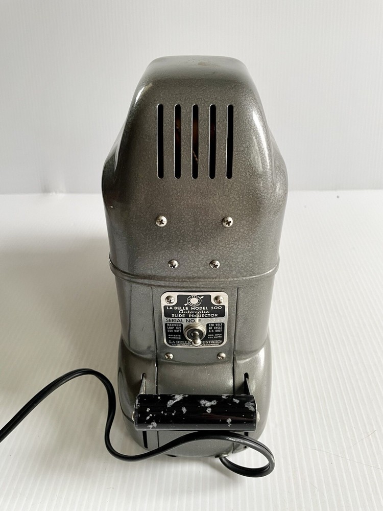 Vintage La Belle Model 500 Automatic Slide Projector, Powers On