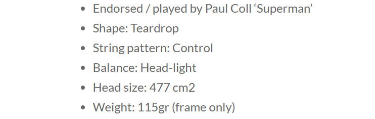 Squash Racket : Eye V. Lite Control 115 - Lightly Used