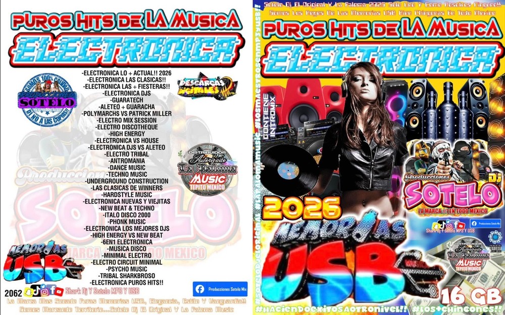 TECHNO ELECTRONICA HITS USB