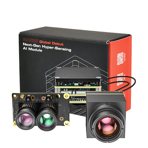 FPV AI DT Vision Cube Target Recognition Locking Tracking System Thermal image