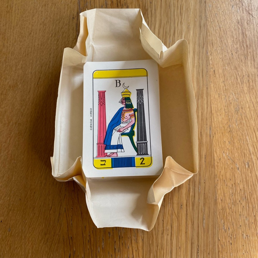 Vintage Baraja Egipcia Tarot Deck