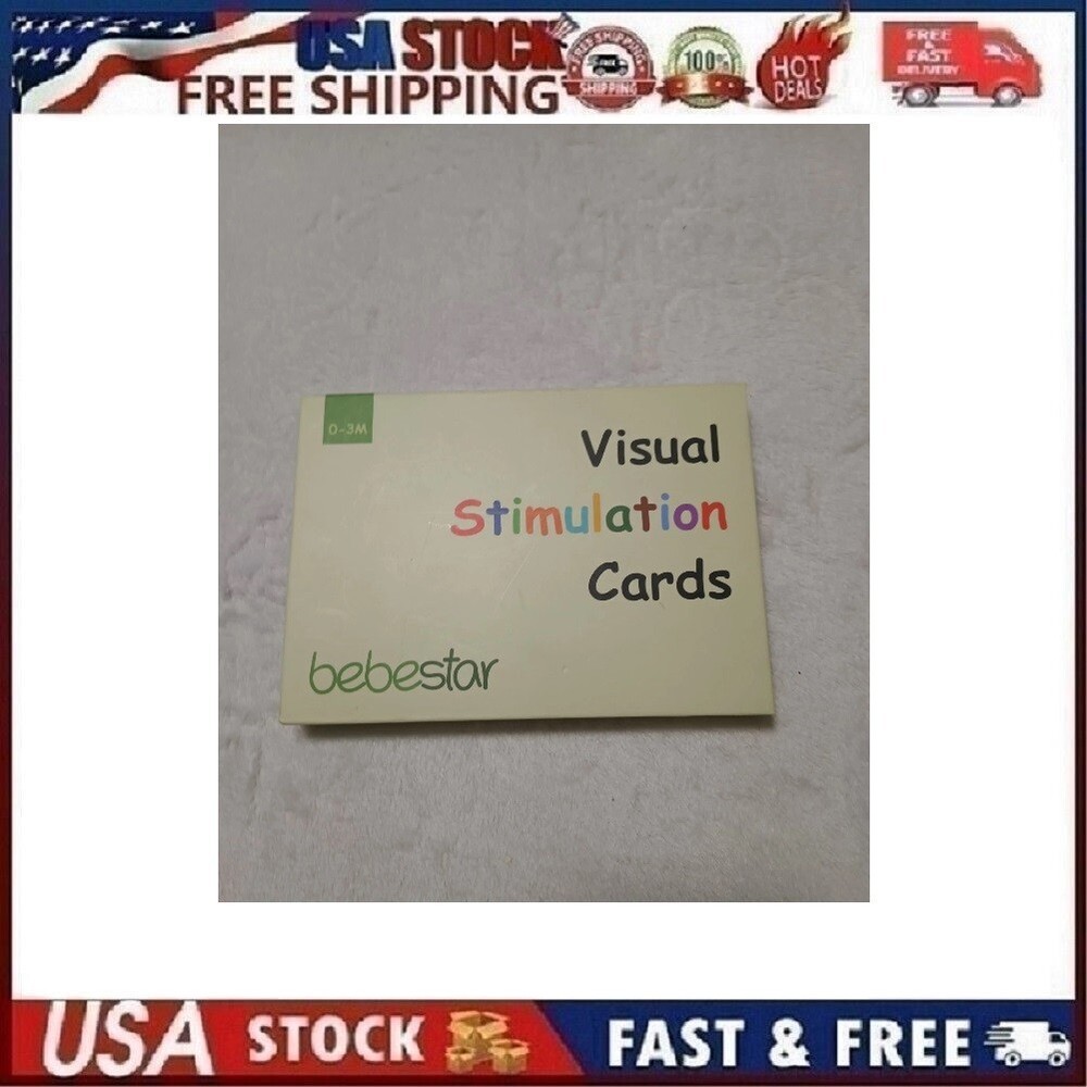 Bebestar Visual Stimulation Cards For 0-3 Months