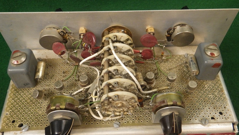 Vintage Home Built Phono-Tuner-Mic-Receiver Switch 1960s Electronics