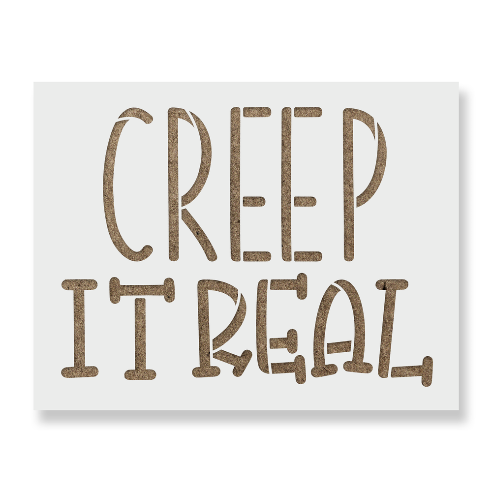 Creep It Real Stencil - Reusable Stencils for DIY Projects