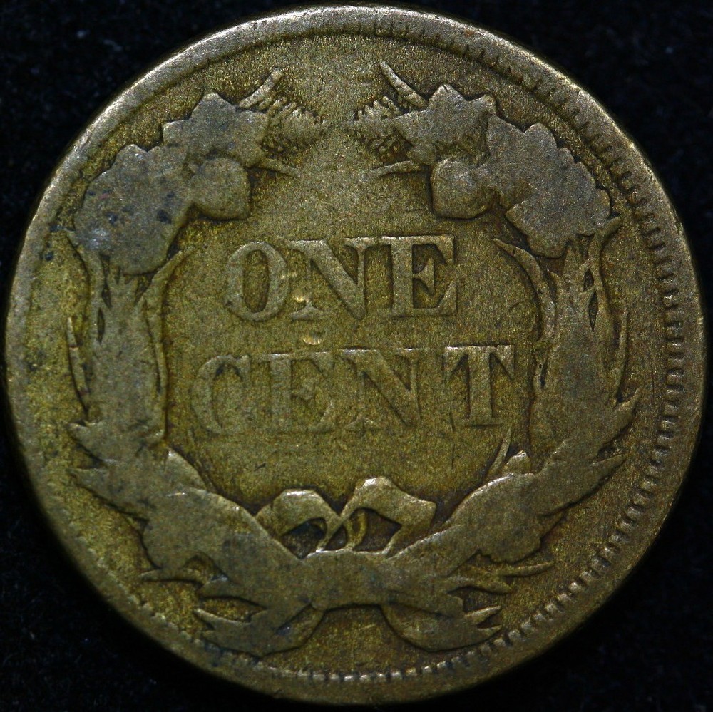 1857 1C Flying Eagle Cent #X44
