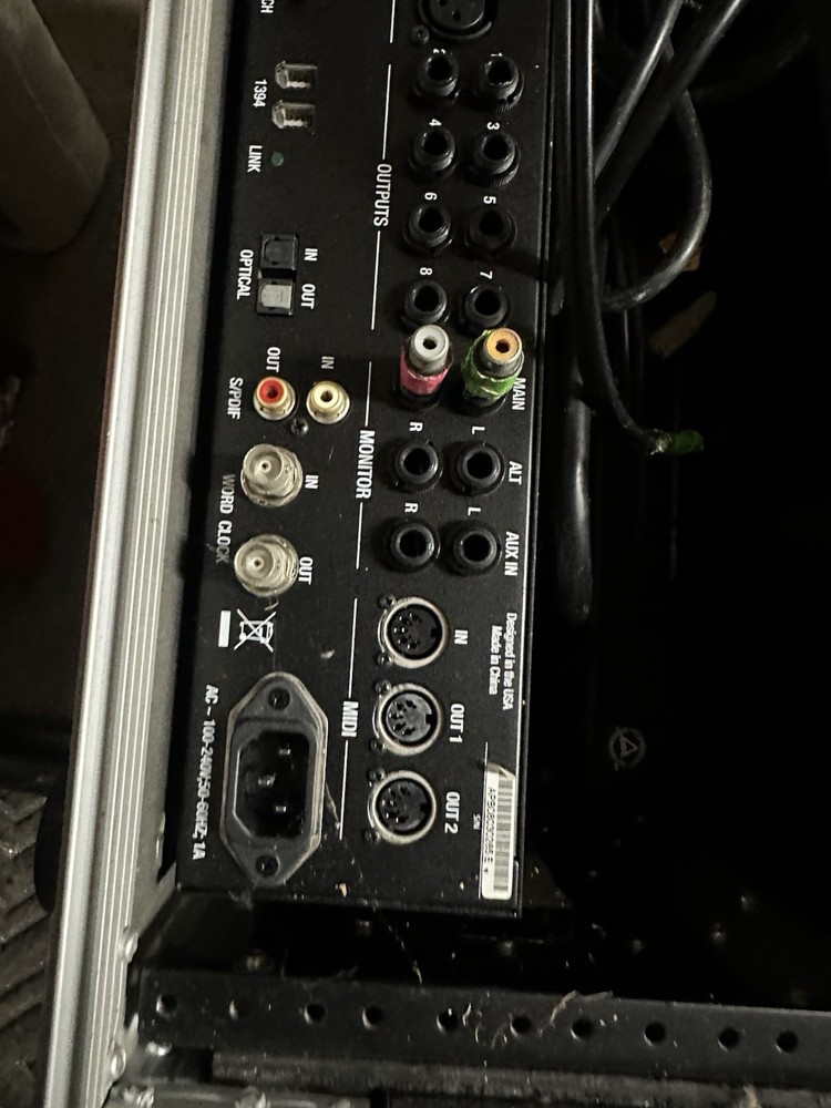 Studio Rack Setup – 8-Input Interface w/ Power Conditioner & ATA Case (Tested)