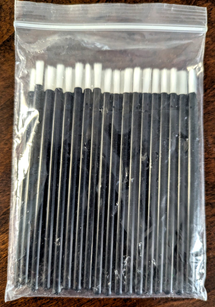35-Pack Disposable Face Painting Brushes 3.5"