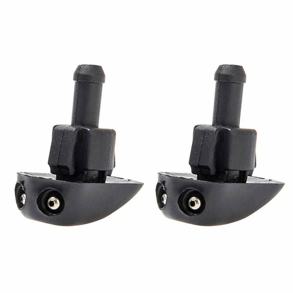 2Pc Car Auto Window Windshield Washer Spray Wiper Sprinkler Nozzle Universal Jet