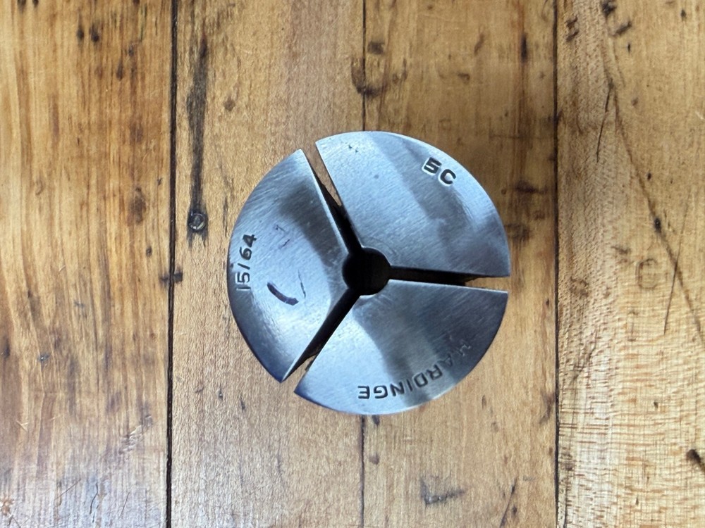 HARDINGE 5C COLLET with Internal Threads - 15/64"