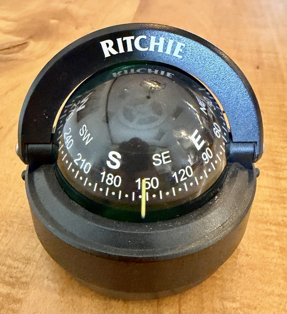 Ritchie Navigation S-53 Explorer Surface Mount Compass. No Box, Never Used!