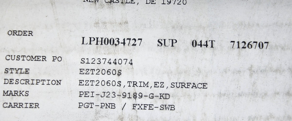 🤠 NEW EATON EZ2060S PANEL COVER