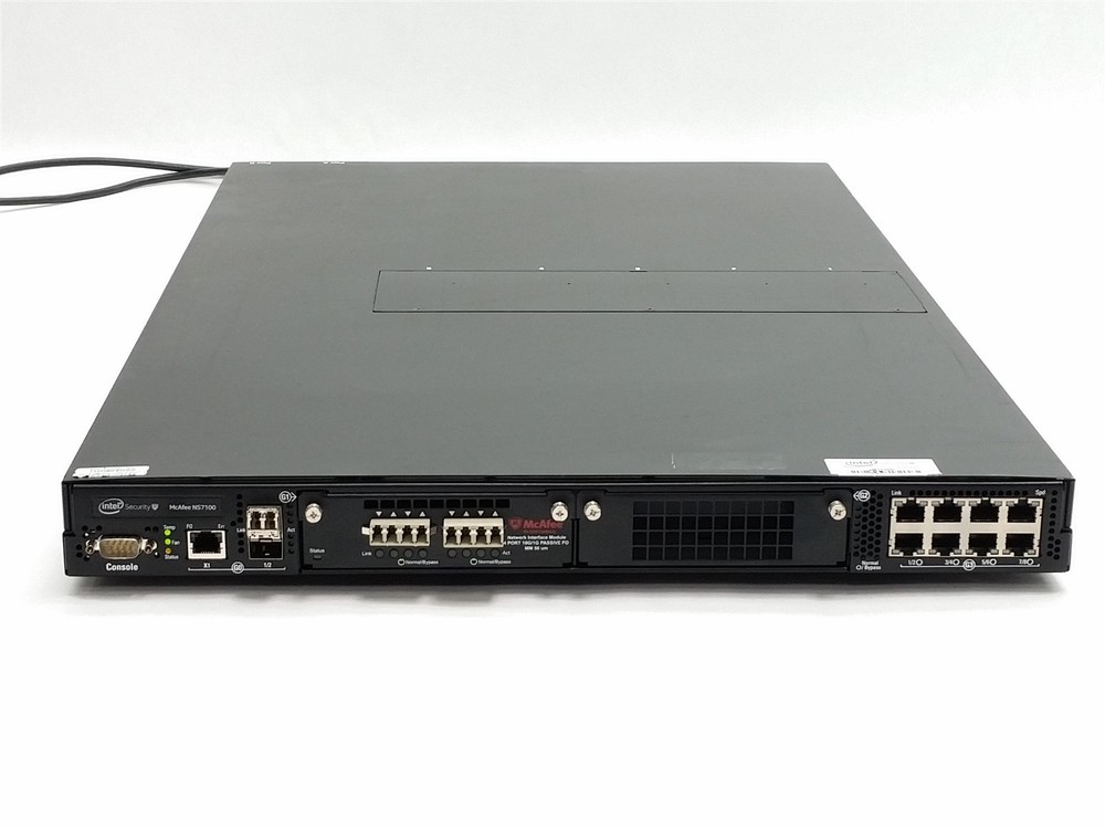 Intel Mcafee NS7100 Network Security IPS PLatform NS7000 W/ Interface Module