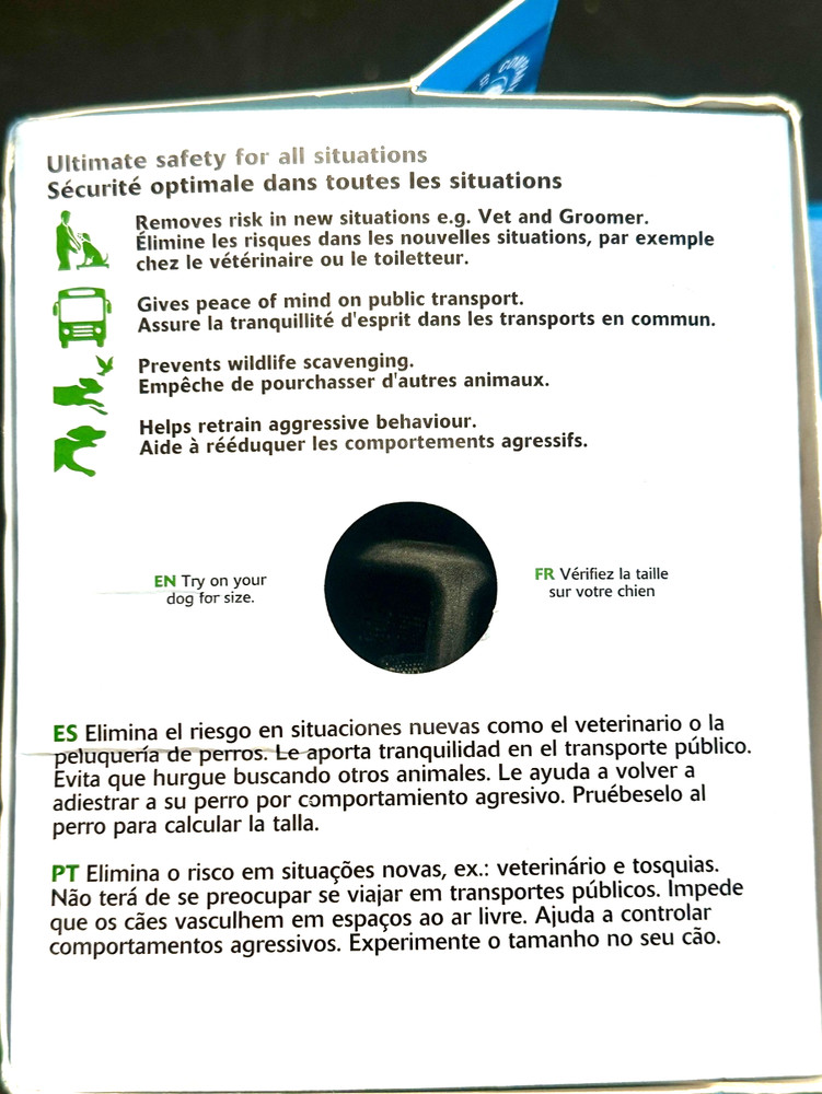 Baskerville Ultra Muzzle for Dogs, Size 5 - Black