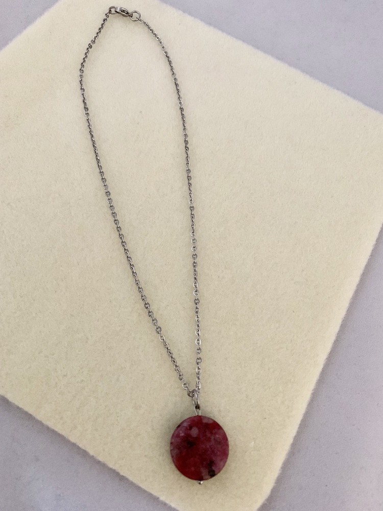 Red Stone Handmade Necklace