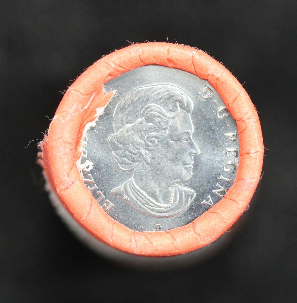 2005 Canada 25 Cent Original RCM Wrapped Roll 39NE
