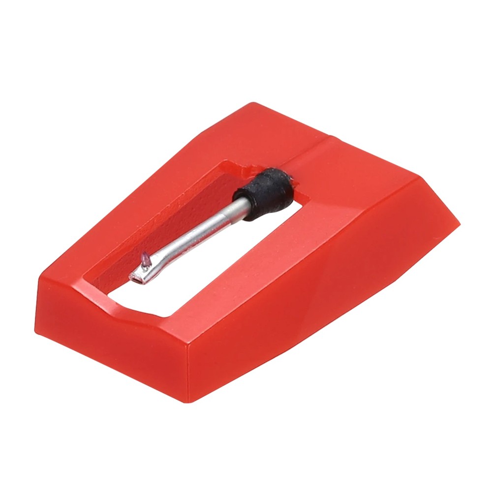 1 Pack Record Player Needle, Turntable Replacement Diamond Record Needle, Red