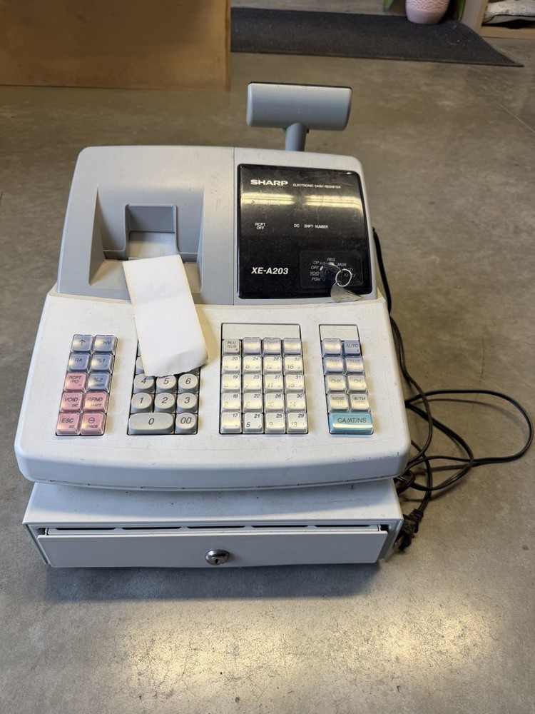 Sharp XE-A203 Electronic Cash Register