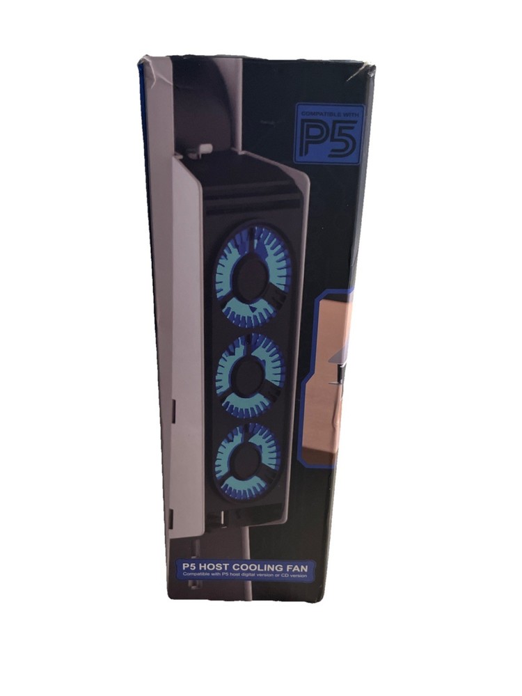 P5 LED Host Cooling Fan Compatible With PS5 Host Digital And CD version