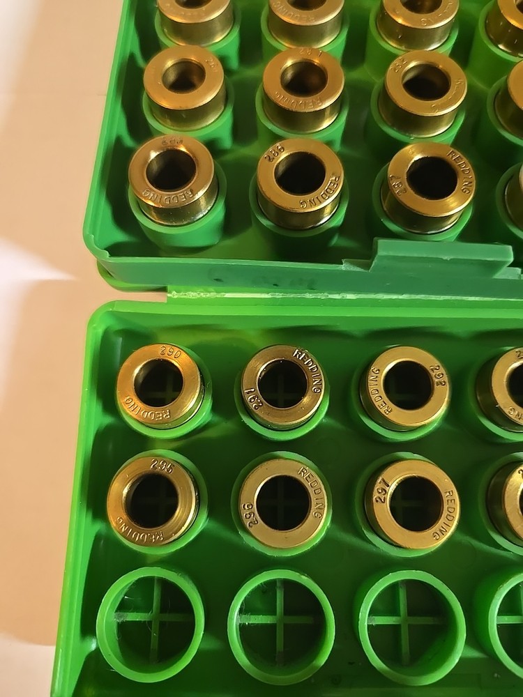 REDDING TITANIUM NITRIDE NECK SIZE BUSHING VARIOUS SIZES (SOLD INDIVIDUALLY)