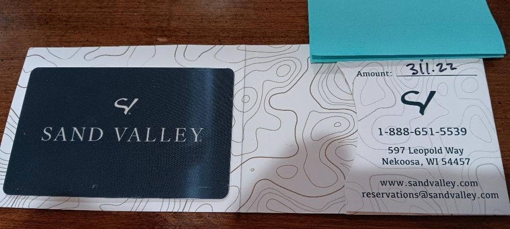 Sand Valley Golf Resort Gift Card