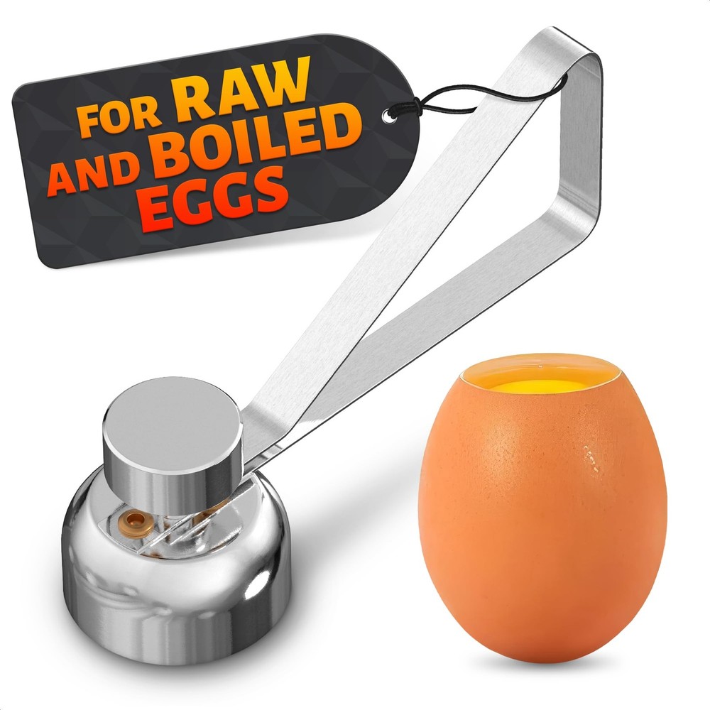 Egg Cracker Tool for Raw Eggs - Shell 3.94 x 2.3 x 1.3 IN,