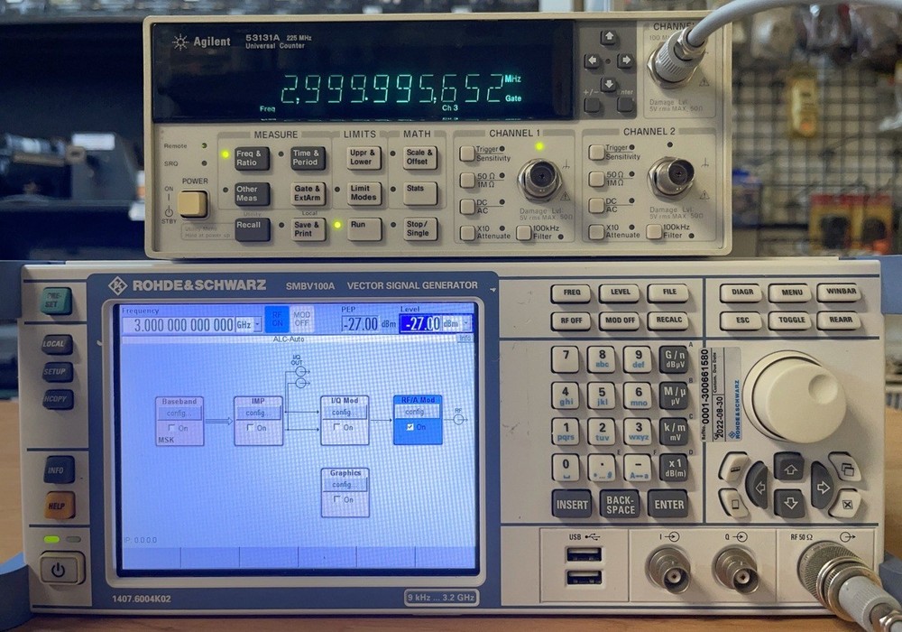 Agilent 53131A, universal counter