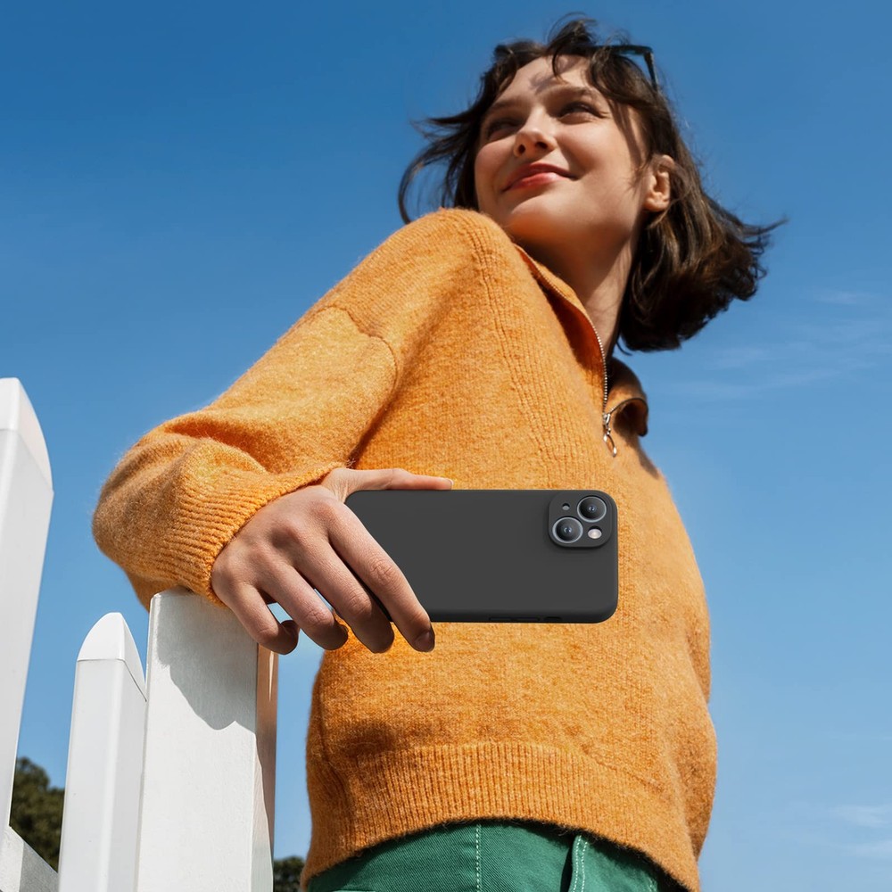 Miracase Designed for iPhone 14 Case with Screen 14, Black