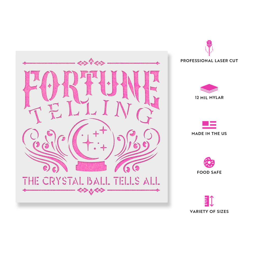 Fortune Telling Stencil