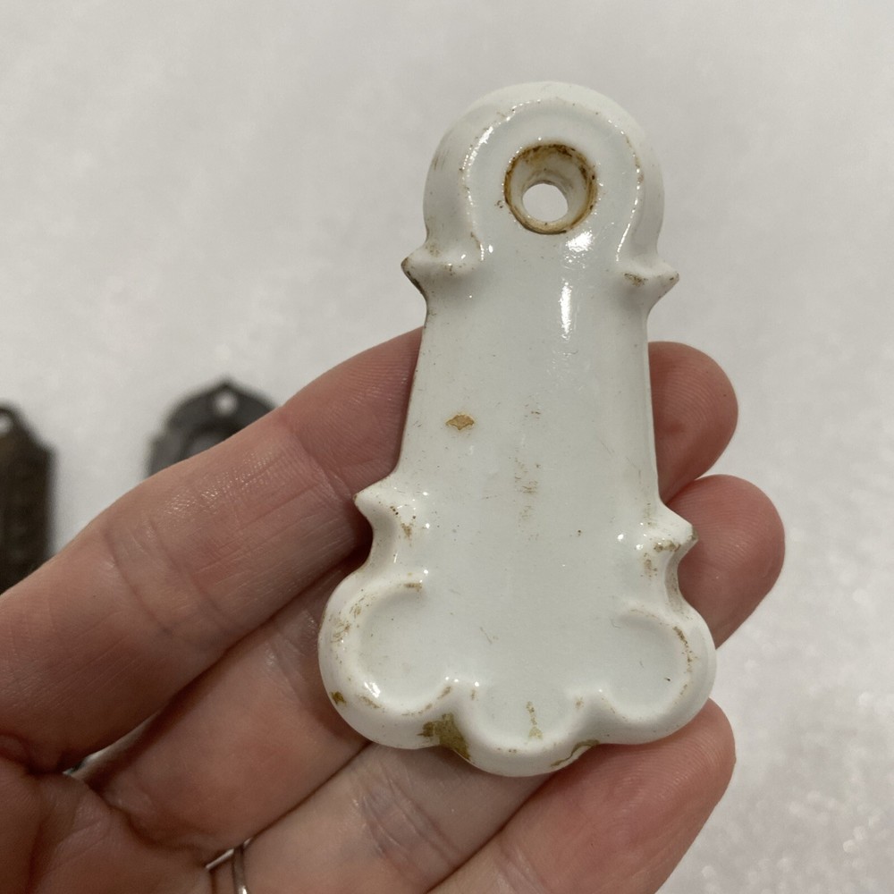 Miscellaneous Antique Cast Iron Porcelain Hardware Original Pieces