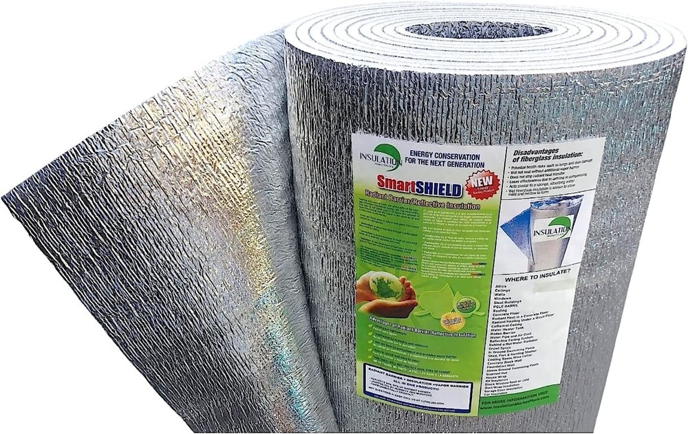 SmartSHIELD Pro 10mm Reflective Insulation Roll - 48"x25ft, Foam Core Radiant