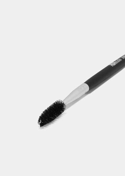 Brow Brush E119 Spoolie Black Silver AOA Studio Full Size Setting Made in USA